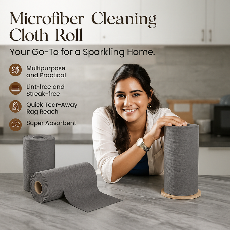Microfiber Cleaning Cloth (25 Sheets)